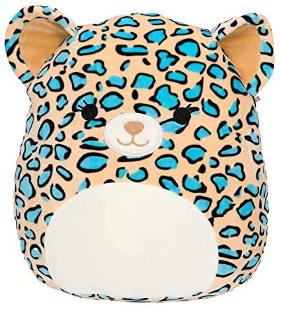 Amazon.com: Squishmallow Official Kellytoy Plush 12" Liv The Teal Leopard - Ultrasoft Stuffed Animal Plush Toy: Toys & Games