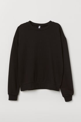 black sweatshirt