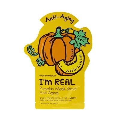 tonymoly pumpkin anti aging sheet mask