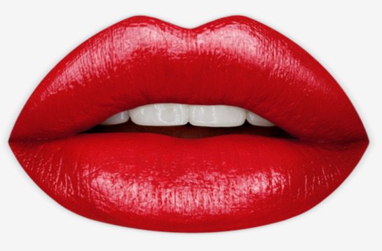 Glossy Red Lip
