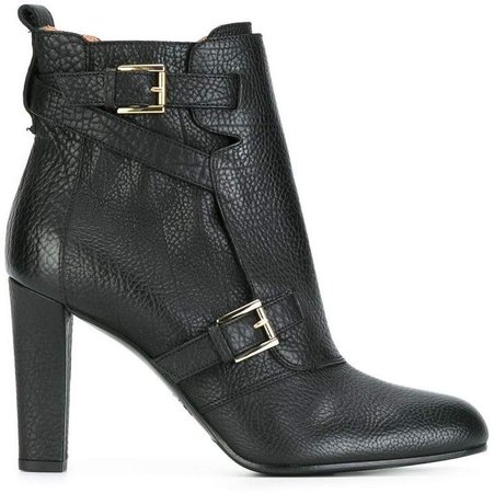 buckled ankle boots