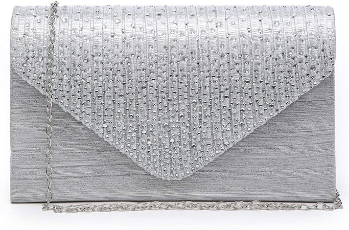 Elegant Evening Clutch Diamante Shoulder Bag For Women Perfect For Parties,  Weddings, Proms, Birthdays Available In Silver, Gold, And Black From Zhi06,  $18.84 | DHgate.Com