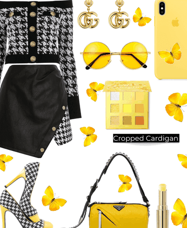 cropped cardigan challenge set Outfit | ShopLook