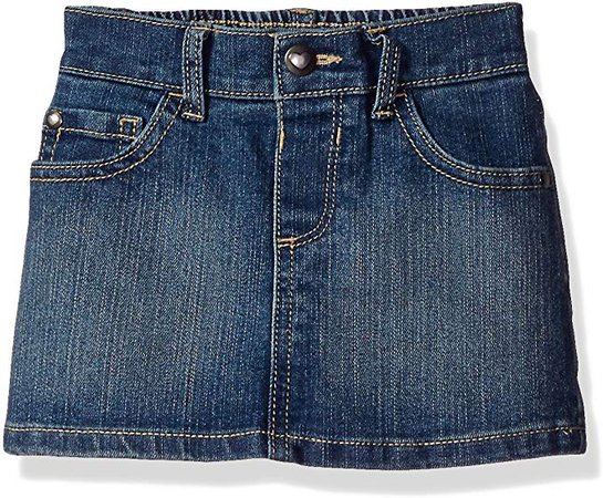 Amazon.com: The Children's Place Baby Girls' Denim Mini Skirt, China Blue 7068, 18-24 Months: Clothing