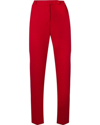 Styland slim-fit trousers - Red