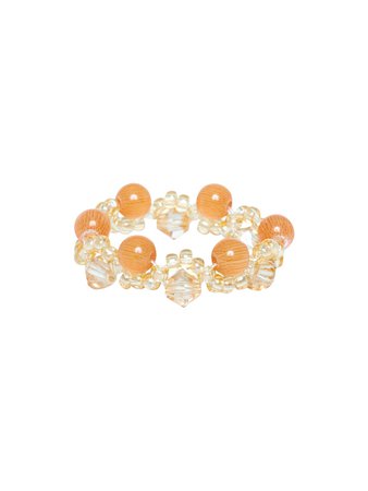 [SWINGSET] Seasonless Flow Beads Ring (Apricot) – SellerWork