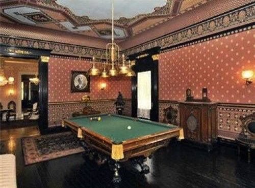 Victorian billiard room