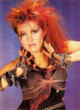 True Colors: 30 Fascinating Photographs That Show Colorful Styles of Cyndi Lauper During the 1980s ~ Vintage Everyday