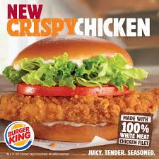 burger king crispy chicken sandwich -
