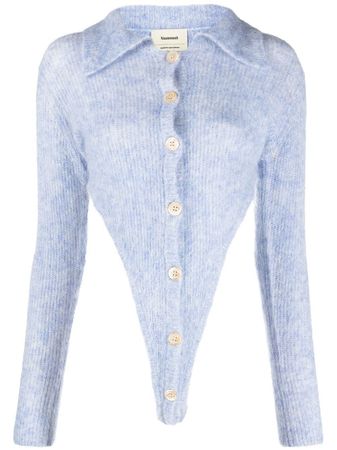 Ninamounah Knitted button-up Bodysuit - Farfetch