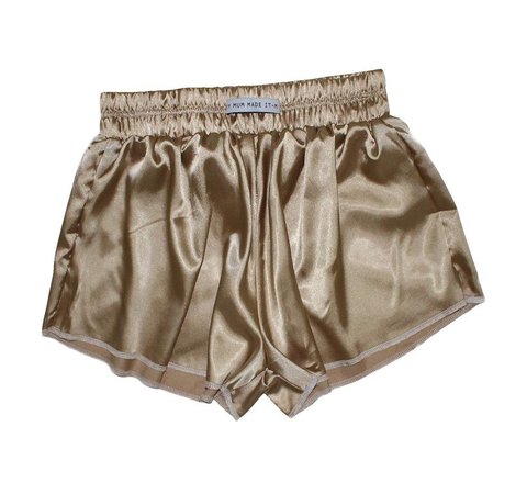Vintage Gold High Waist Satin Shorts – MY MUM MADE IT pty ltd