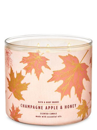 Champagne Apple & Honey 3-Wick Candle | Bath & Body Works