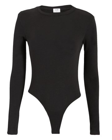 Black Long Sleeve Bodysuit | Re/Done