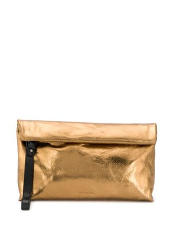 Gold Ann Demeulemeester Rolled Tote Bag | Farfetch.com