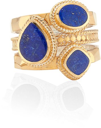 Lapis Lazuli Stacked Ring