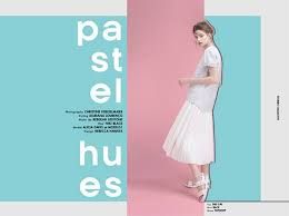 pastel text fashion editorial - Google Search