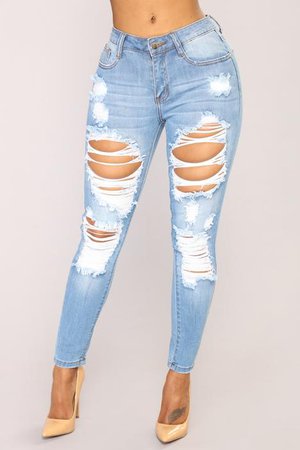 *clipped by @luci-her* Give Good Love Skinny Jeans - Light Blue Wash, Jeans | Fashion Nova
