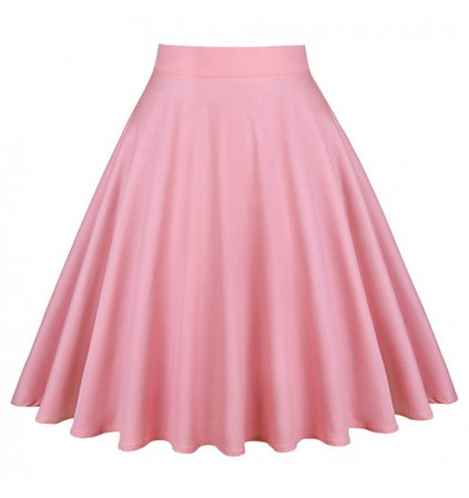 50s pink skirt