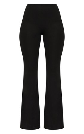 BLACK ULTIMATE FLARED TROUSERS