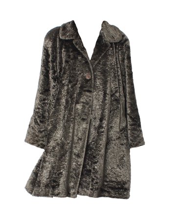 grey chenille coat