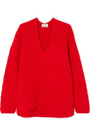 Acne Studios | Deborah ribbed wool sweater | NET-A-PORTER.COM