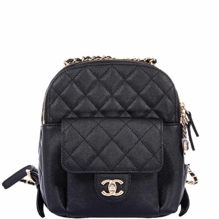 CHANEL CC Day Backpack with Gold Hardware – JaneFinds