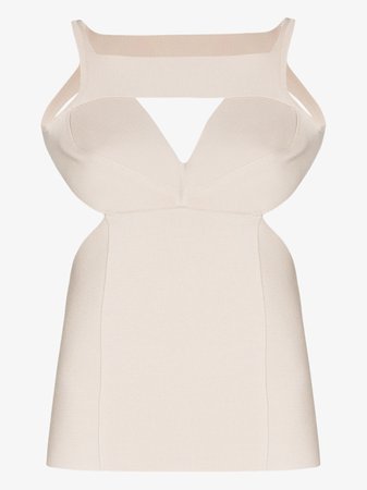 Rick Owens cutout panelled top | Browns