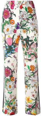 Flora Snake print trousers