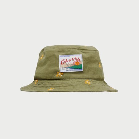 Floral Bucket Hat (Cactus Green) – CHERRY