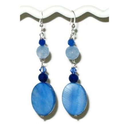 Sapphire Light Blue Earrings | AngieShel Designs