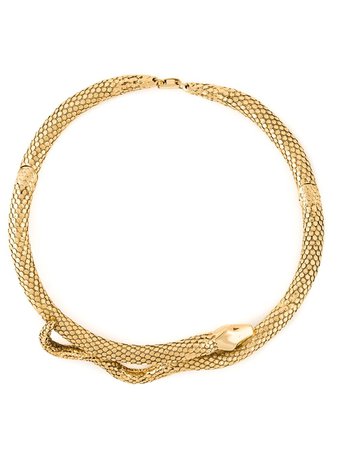 Aurelie Bidermann 'Tao' snake necklace - FARFETCH
