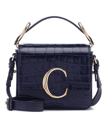 Chloé C Mini Leather Shoulder Bag - Chloé | Mytheresa
