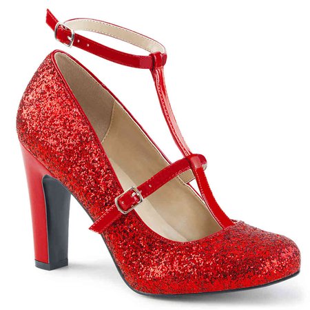 Pleaser Pleaser High heels QUEEN01 Red | Attitude Europe
