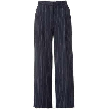Women’s Pinstripe Trousers, Blue | Manufactum