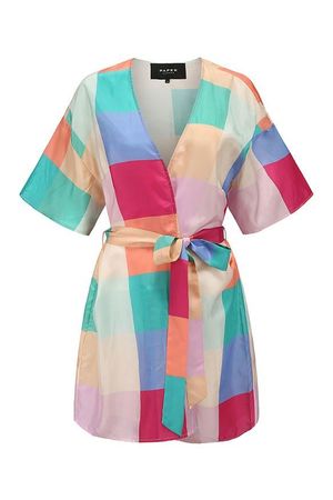 Buy Beach Robe In Maldives Check by PAPER London - Cover ups undefined | Seezona