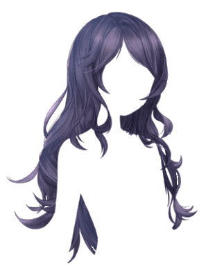 love nikki black purple blue hair