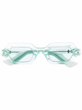 Jacque Marie Mage Carmen rectangle-frame sunglasses - FARFETCH