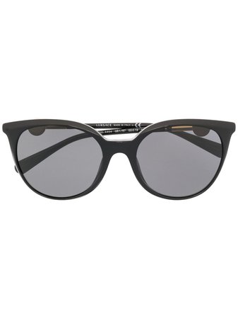 VERSACE EYEWEAR Medusa-embellished round-frame Sunglasses - Farfetch