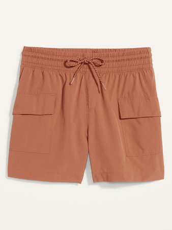 High-Waisted StretchTech Cargo Shorts for Women -- 5-inch inseam | Old Navy