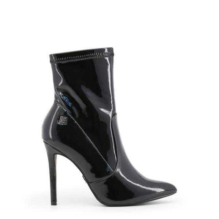Boots | Shop Women's Laura Biagiotti Black Pointed Toe Ankle Boots at Fashiontage | 5009_BLACK-268424