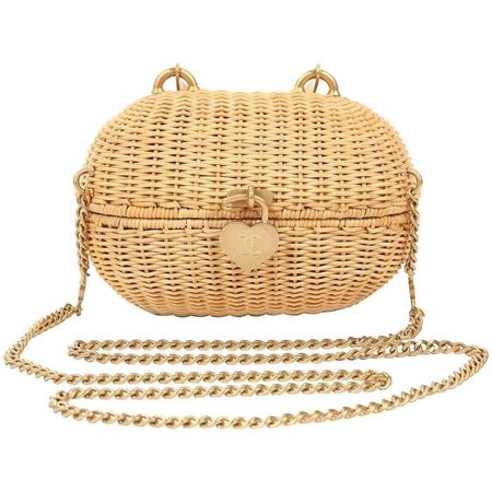 Chanel Wicker Love Basket Bag