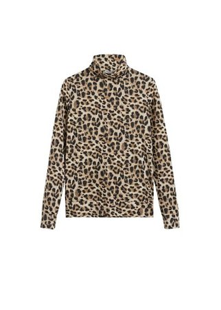 MANGO Leopard-print t-shirt