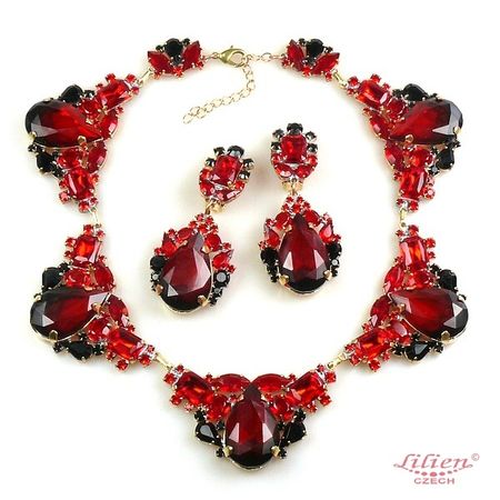 red and black jewelry - Google Search