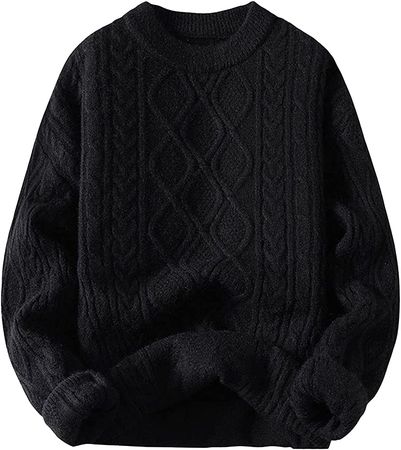 Vamtac Womens Oversized Sweaters Cable Knit Long Sleeve Loose Casual Pullover Sweater at Amazon Women’s Clothing store