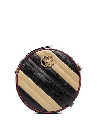 Gucci Marmont Striped Circle Camera Bag - Farfetch