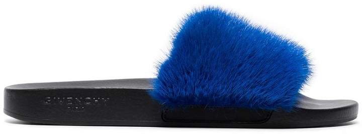 Blue fur slides