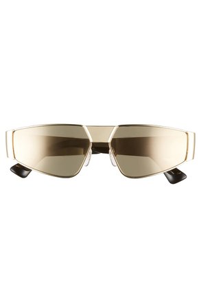 Moschino 59mm Small Shield Sunglasses