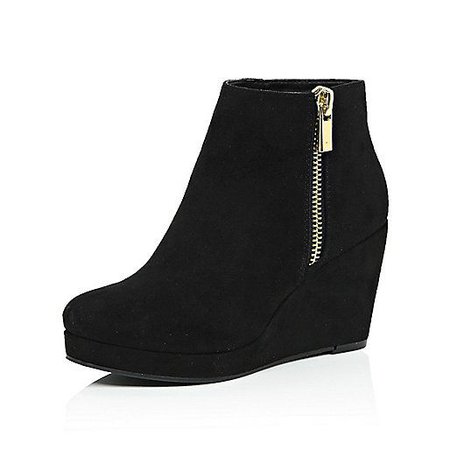 black ankle booties - Google Search