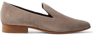 Lela Suede Loafers - Taupe