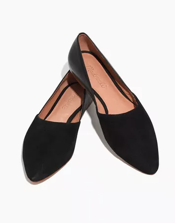 The Lizbeth Flat in Leather and Suede
